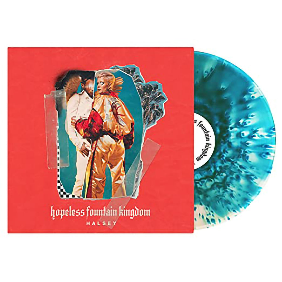 Halsey Hopeless Fountain Kingdom Exclusive Clear vinyl W/ Teal Splatter LP Vinyl