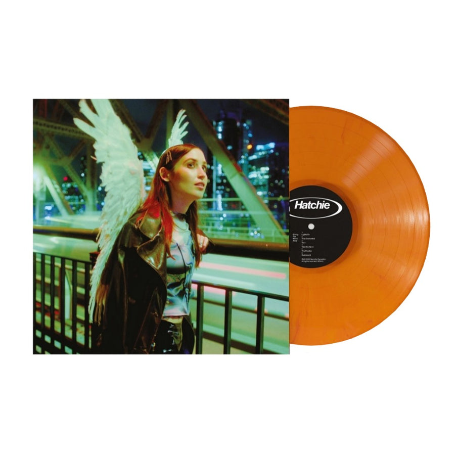 Hatchie - Giving The World Away Exclusive Limited Edition Opaque Mango Color Vinyl LP Record