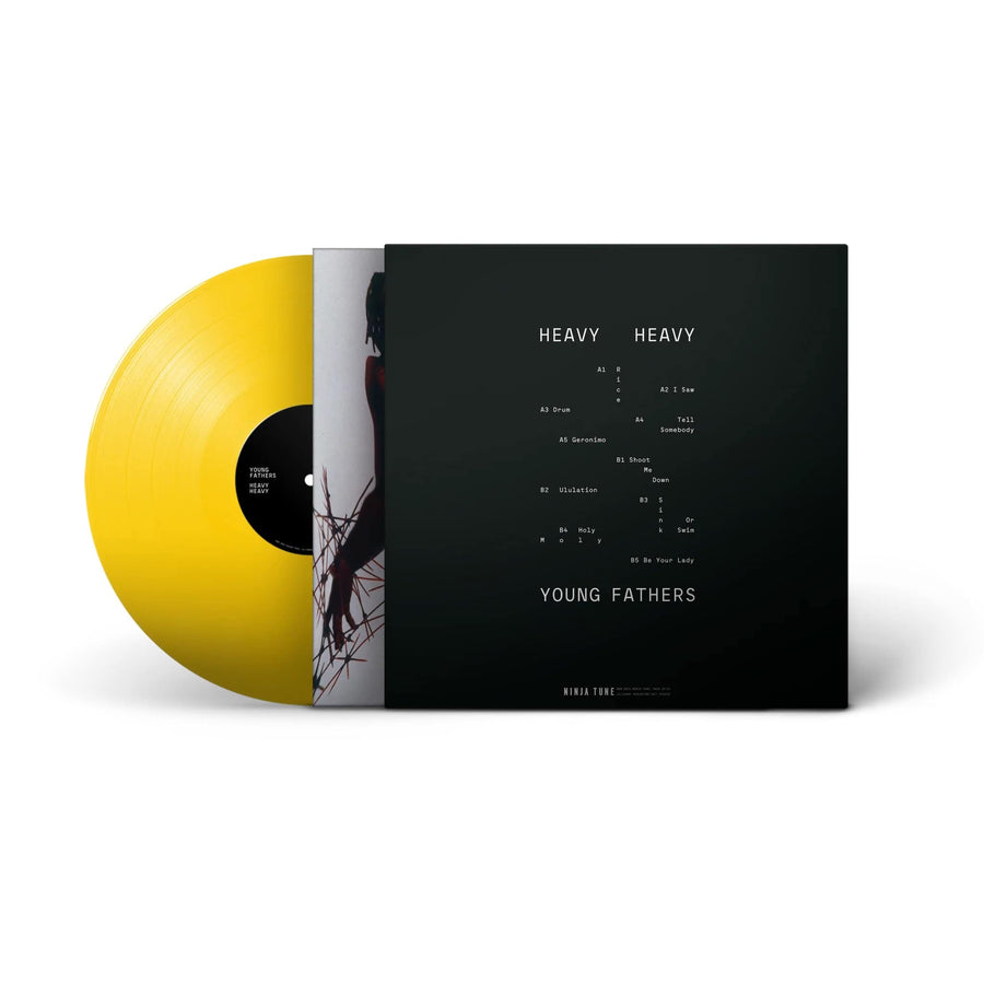 Young Fathers Heavy Heavy Spotify Exclusive Limited Edition Yellow Color Vinyl LP Record