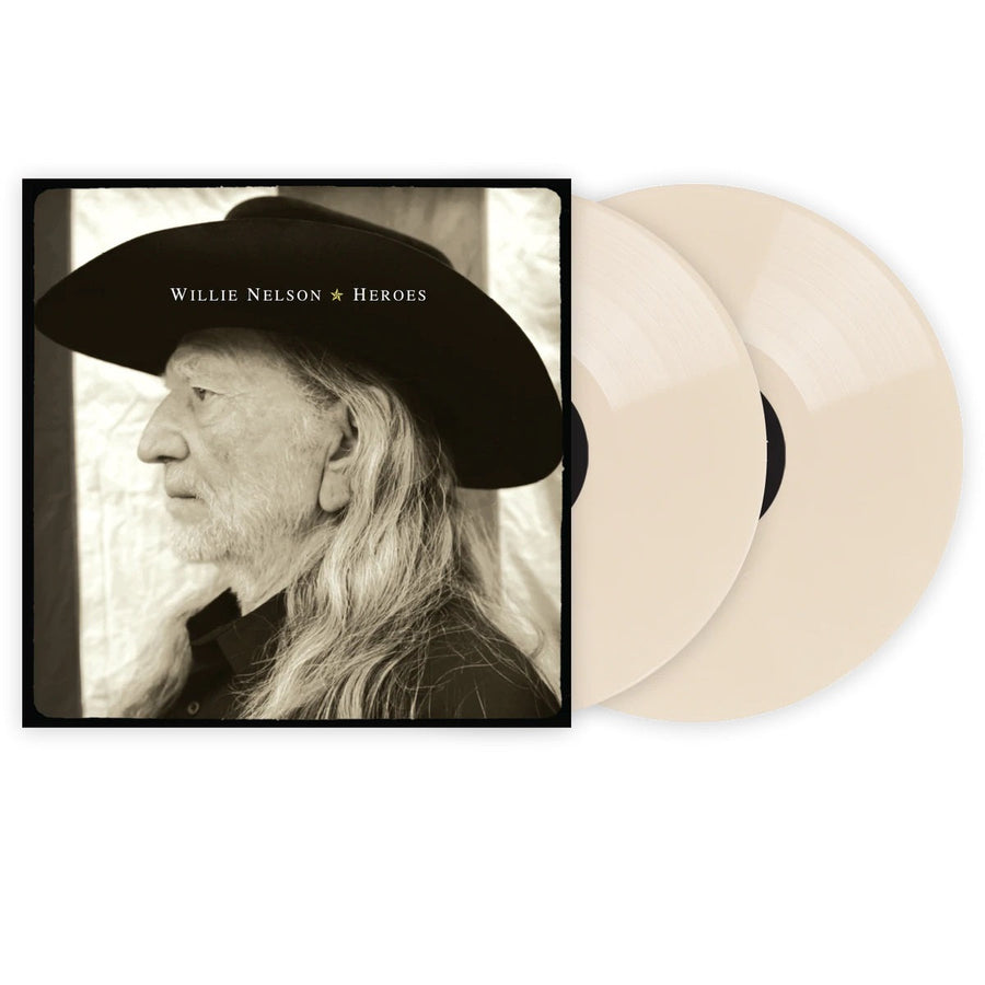 Willie Nelson - Heroes (2012) Exclusive Club Edition Bone Color Vinyl 2x LP Record