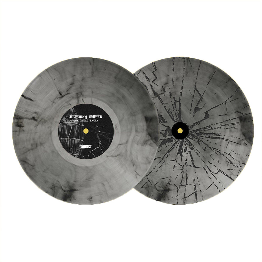 Highway Sniper - The Great Satan Exclusive Transparent Black/Silver Smash Color Vinyl 2x LP Limited Edition #300 Copies