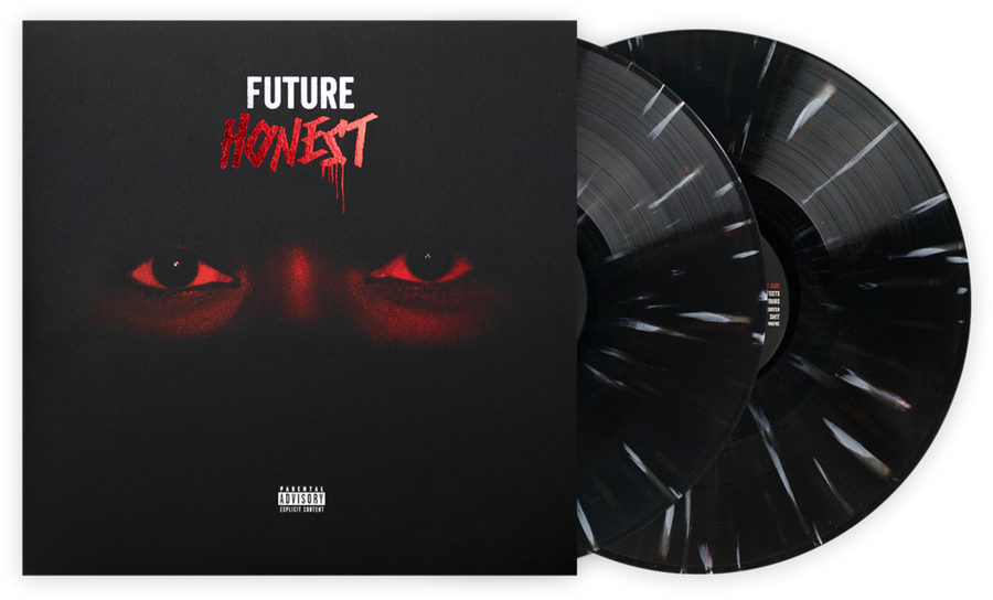 Honest - Exclusive Club Edition Black White Red Splatter 2x Vinyl LP Future, Various Artists