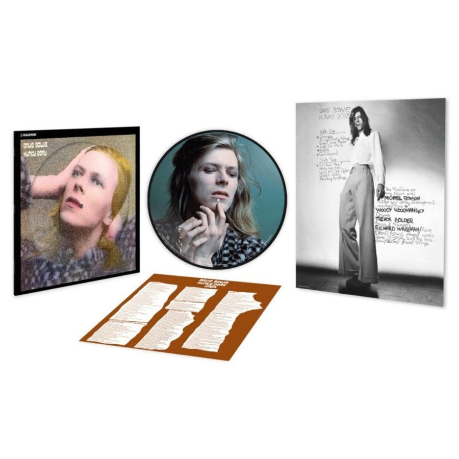 David Bowi - Ehunky Dory 50th Anniversary Exclusive Limited Edition Picture Disc Vinyl LP Record