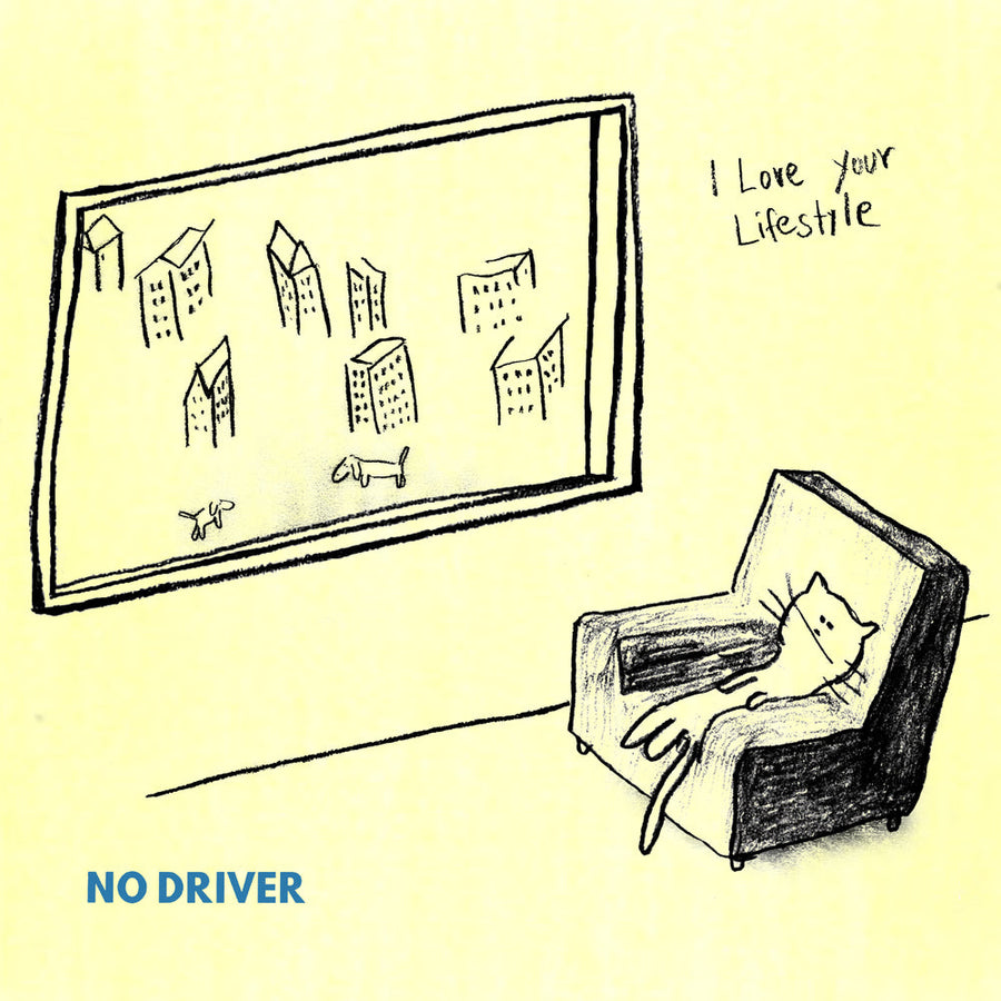 I Love Your Lifestyle - No Driver Exclusive Yellow/Blue Splatter Color Vinyl LP Limited Edition #250 Copies