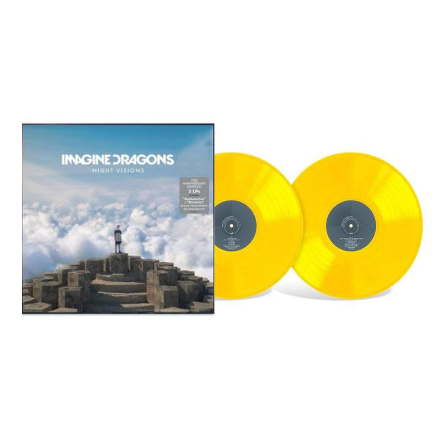 Imagine Dragons - Night Visions Exclusive Limited Edition Canary Yellow Color Vinyl 2x LP Record