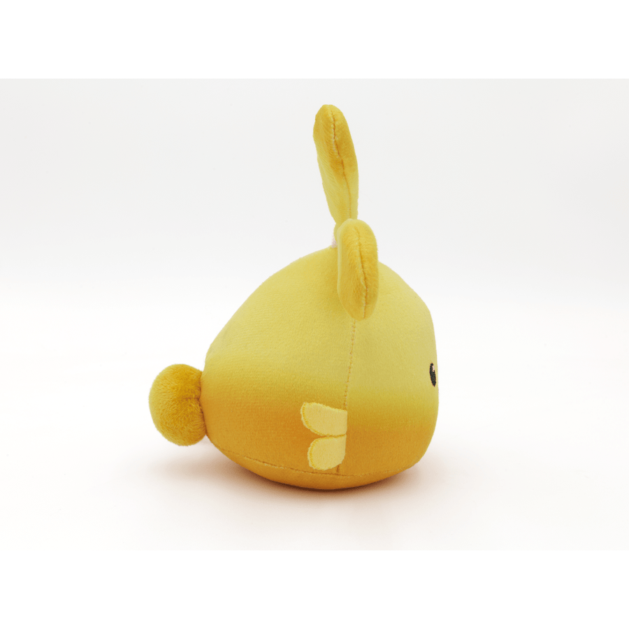 These slimes are made of soft fabric that is perfect for hugging. Their weighted beany bottoms keep them from rolling away and their accessory-friendly hang loops make it possible to bring them anywhere. It has been scientifically proven that each Slime embroidered expressions bring happiness to everyone around them.