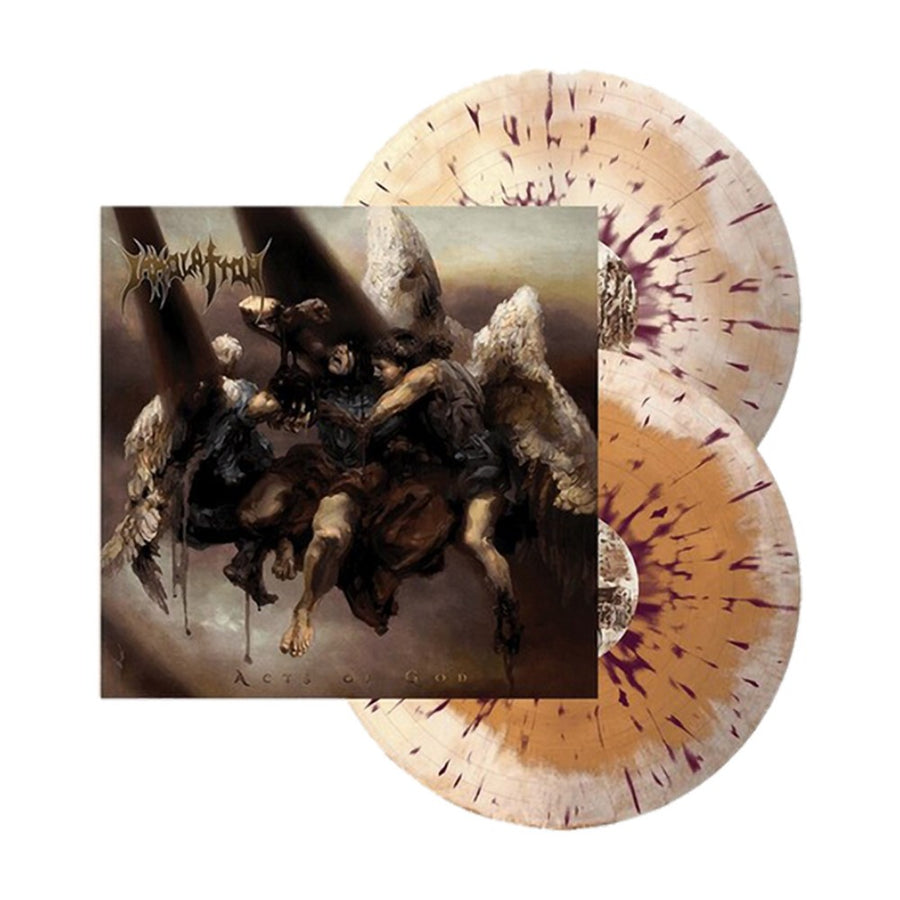 Immolation - Acts of God Exclusive Limited Edition Bone/Beer with Violet Splatter Color Vinyl 2x LP Record