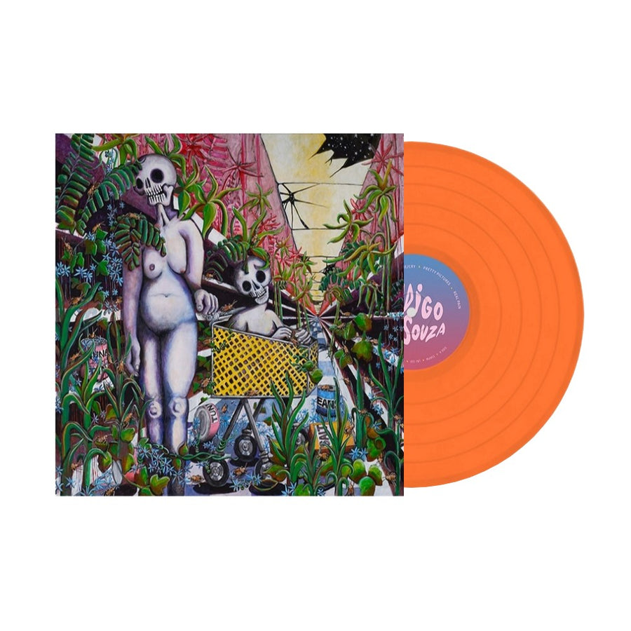 Indigo De Souza - All of This Will End & Any Shape You Take Exclusive Opaque Purple/ Transparent Orange Color Vinyl 2LP Bundle
