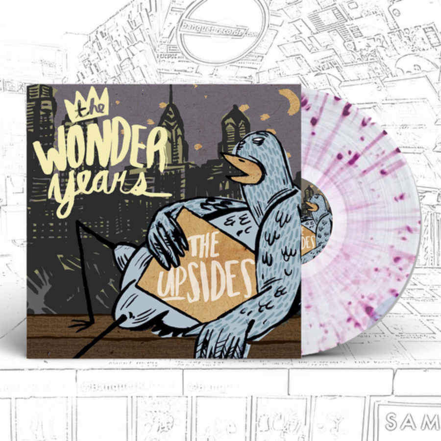 The Wonder Years - The Upsides Exclusive Clear/Purple Splatter Vinyl LP Limited Edition #500 Copies