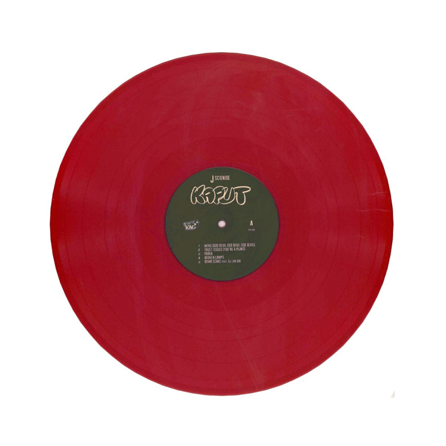 J. Scienide - Kaput Exclusive Limited Edition Red Color Vinyl LP Record
