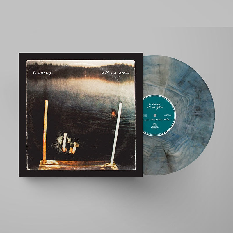 S. Carey - All We Grow (10th Anniversary) Blue Ocean Waves Vinyl LP