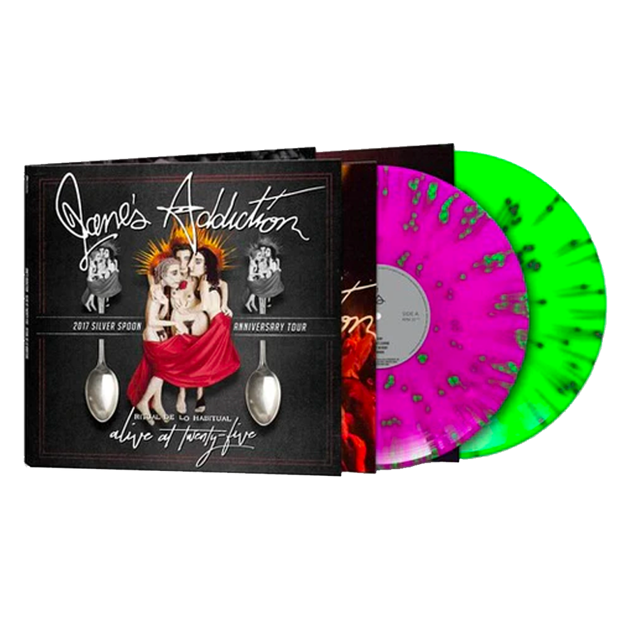 Jane's Addiction - Alive at Twenty-Five - Ritual De Lo Habitual Live Exclusive Limited Edition Purple & Green Splatter Vinyl 2x LP Record