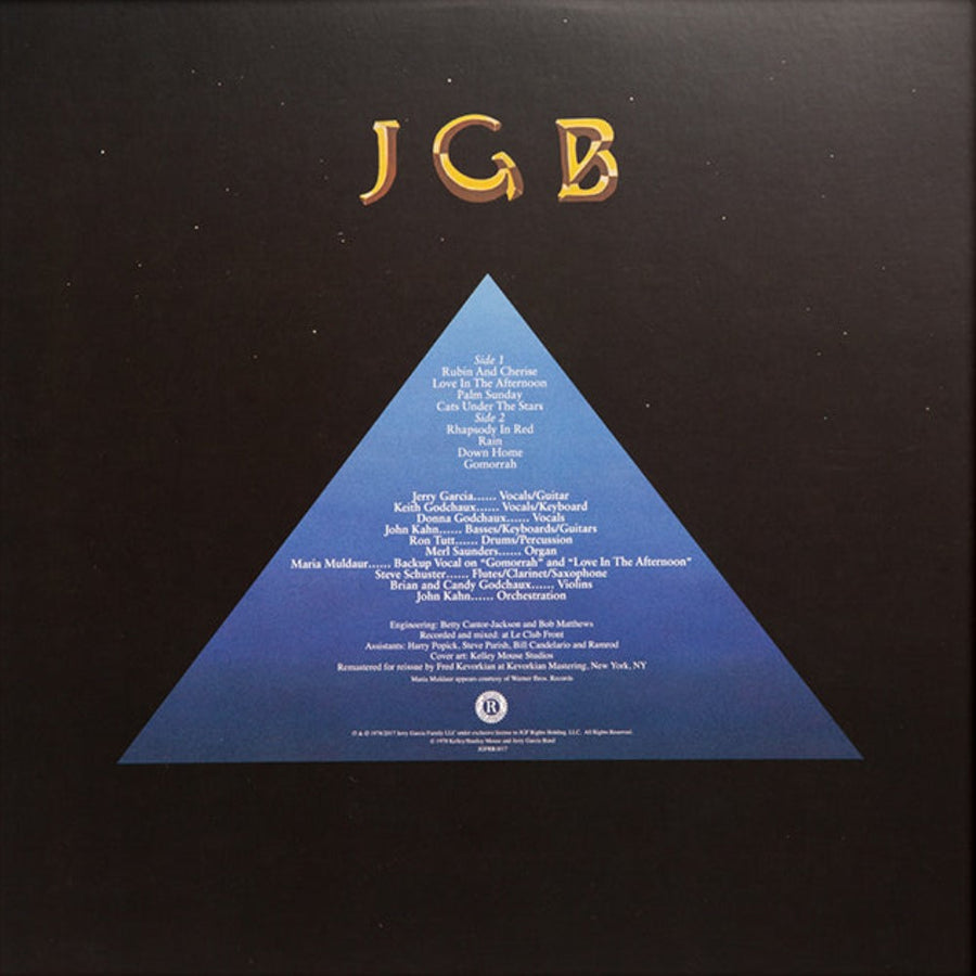 Jerry Garcia Band - Cats Under The Stars Exclusive Red Color Vinyl LP Limited Edition #1500 Copies