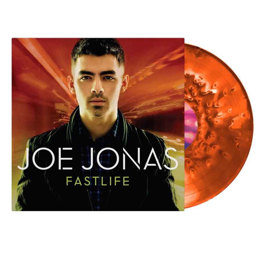 Jonas Brothers Fastlife Exclusive Orange Splatter Colored Vinyl LP Club Edition
