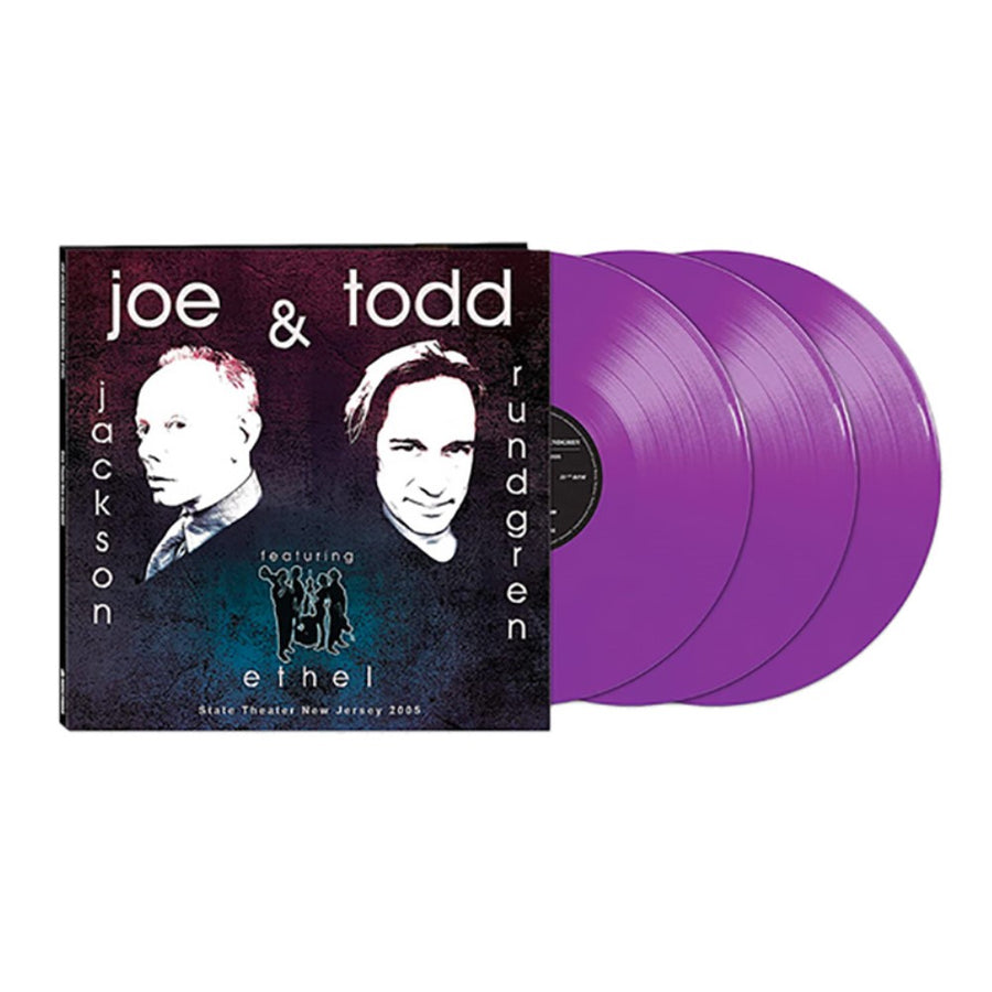 Joe Jackson, Todd Rundgren & Ethel - State Theater New Jersey 2005 Exclusive Limited Edition Purple Color Vinyl 3x LP Record