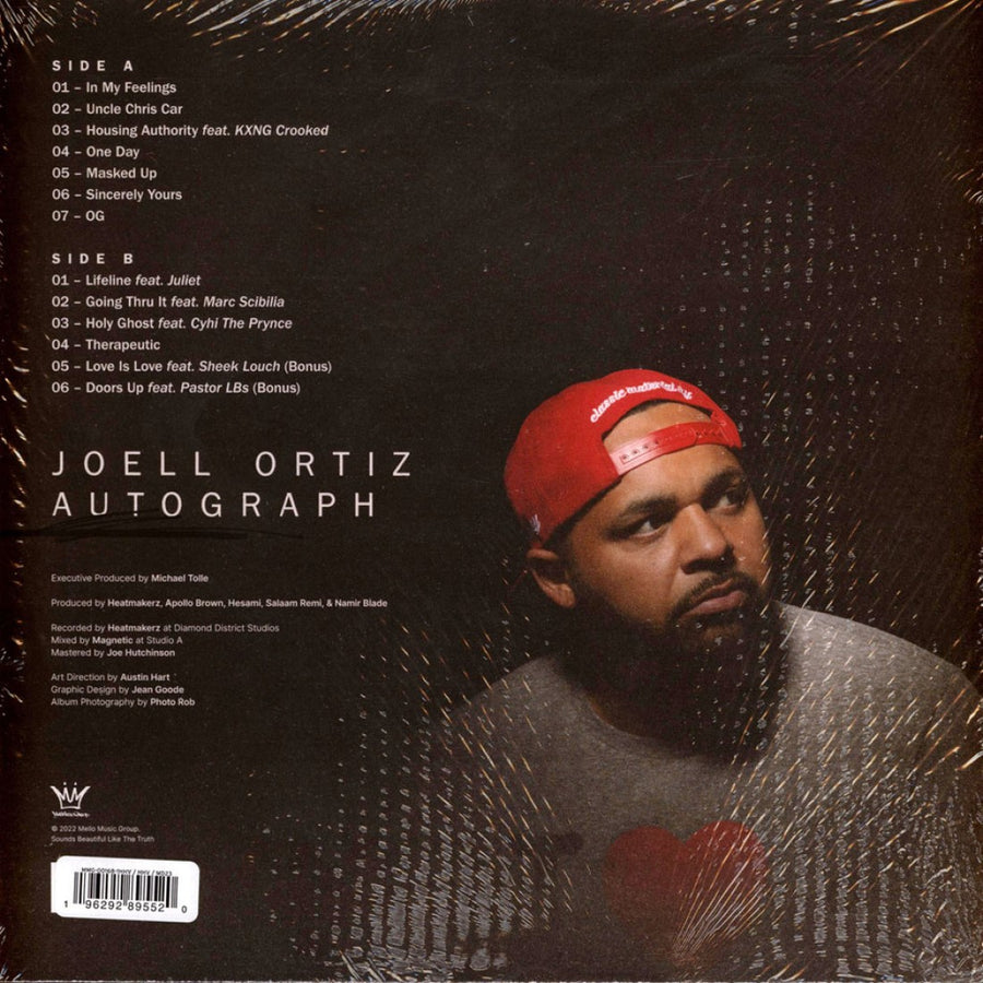 Joell Ortiz - Autograph Exclusive Blood Splatter Color Vinyl LP Limited Edition #275 Copies