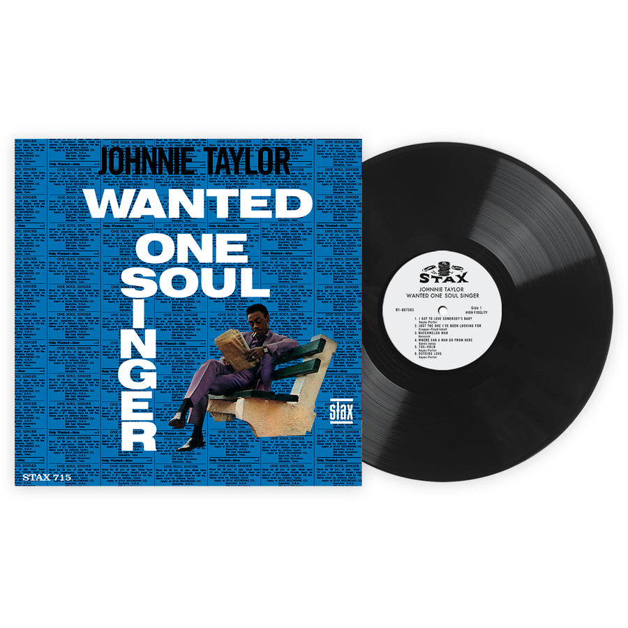 Johnnie Taylor - Wanted One Soul Singer Exclusive Black Vinyl LP [Club Edition]