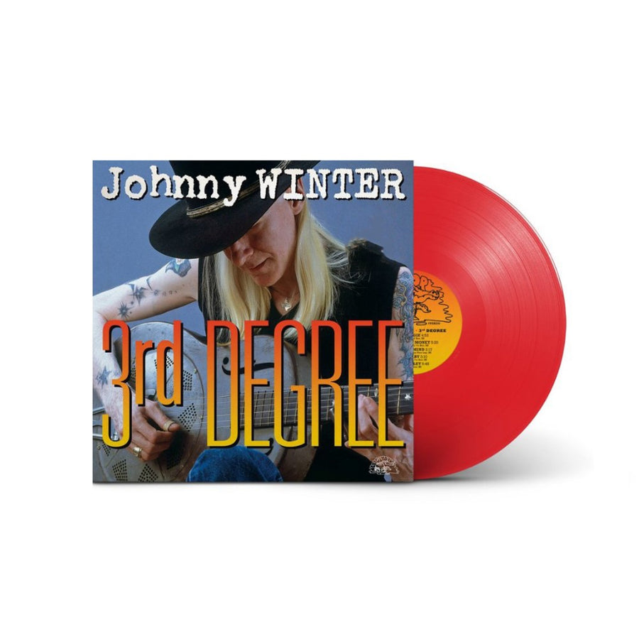 Johnny Winter - Third Degree Exclusive Limited Edition Red Color Vinyl LP Record