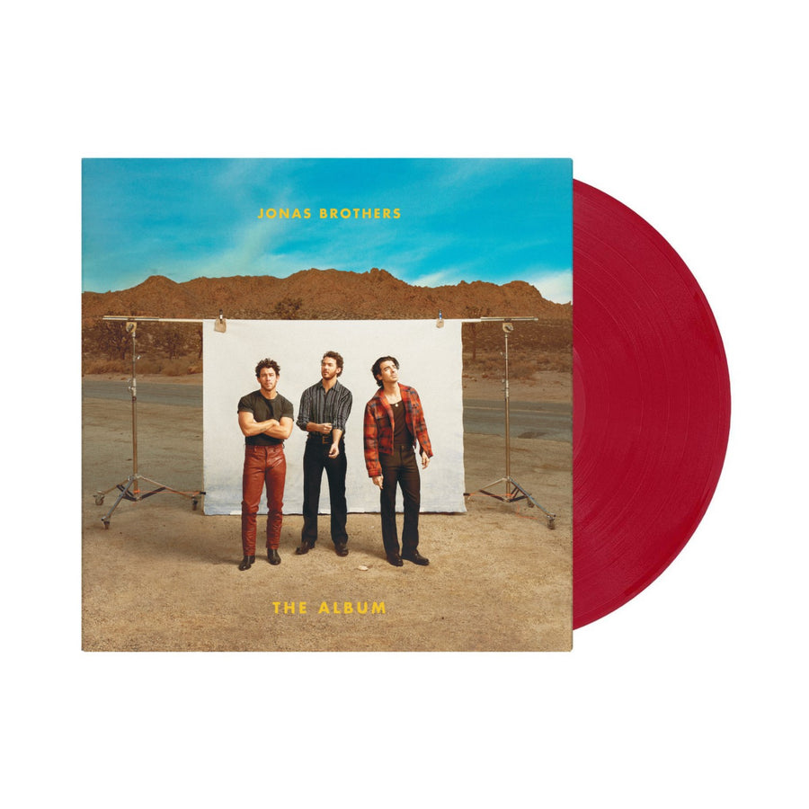 Jonas Brothers - The Album Exclusive Limited Edition Opaque Apple Red Color Vinyl LP Record