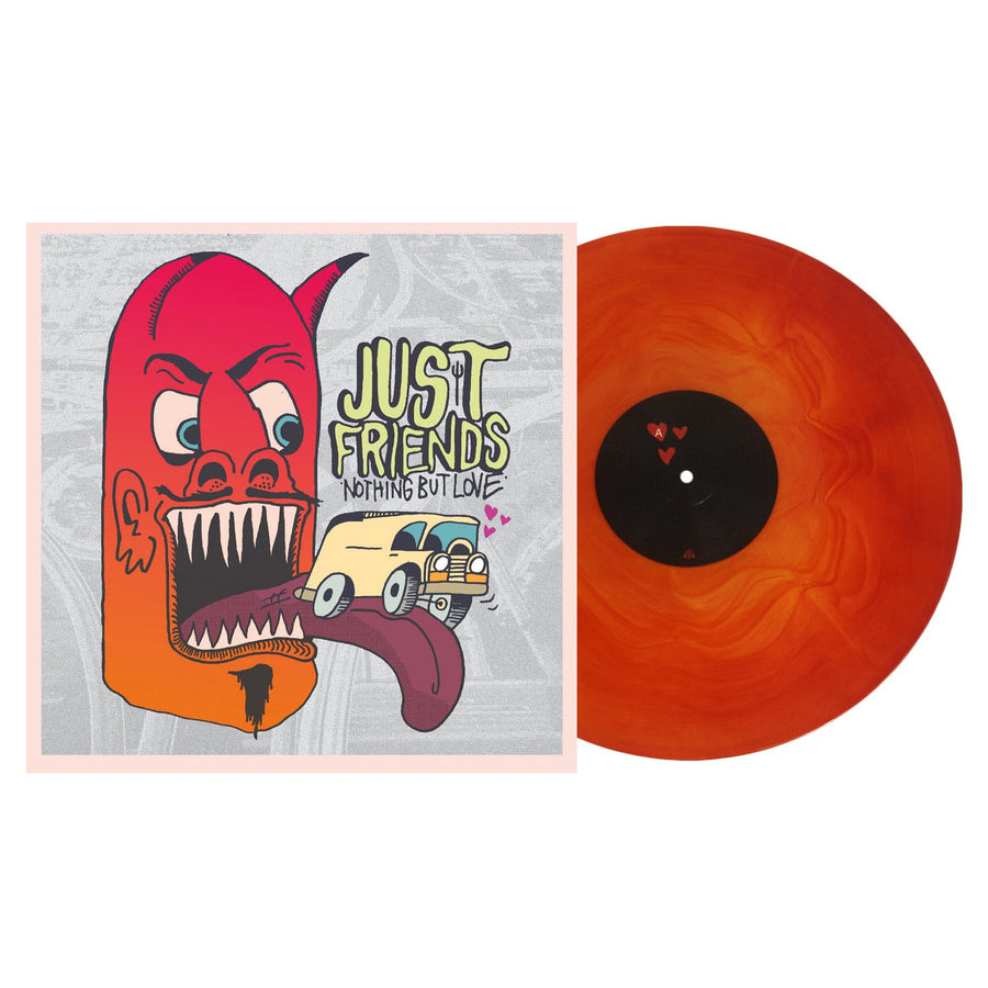 Just Friends - Nothing But Love Exclusive Limited Edition Oxblood/Yellow Mix Color Vinyl LP Record