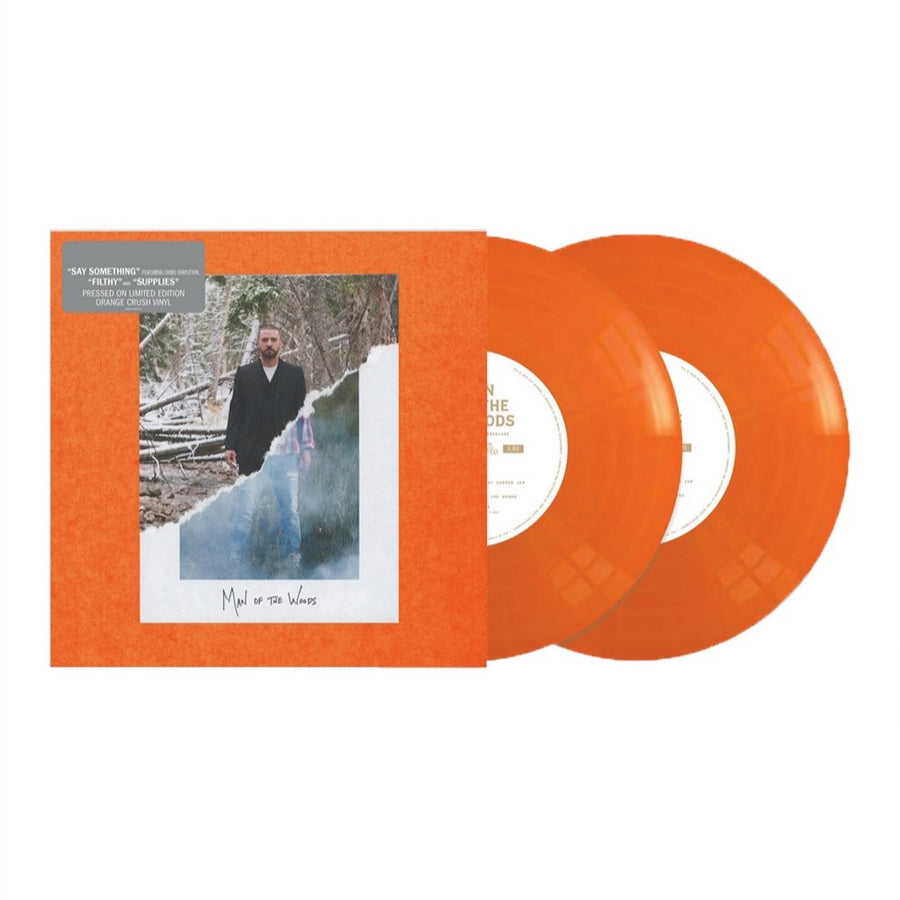 Justin Timberlake - Man of The Woods Exclusive Orange Crush Color Vinyl 2x LP Limited Edition #3000 Copies
