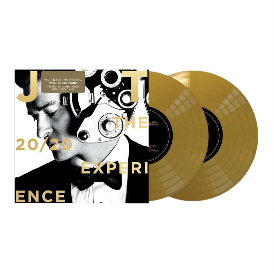 Justin Timberlake - The 20/20 Experience Exclusive Metallic Gold Color Vinyl 2x LP Limited Edition #3000 Copies