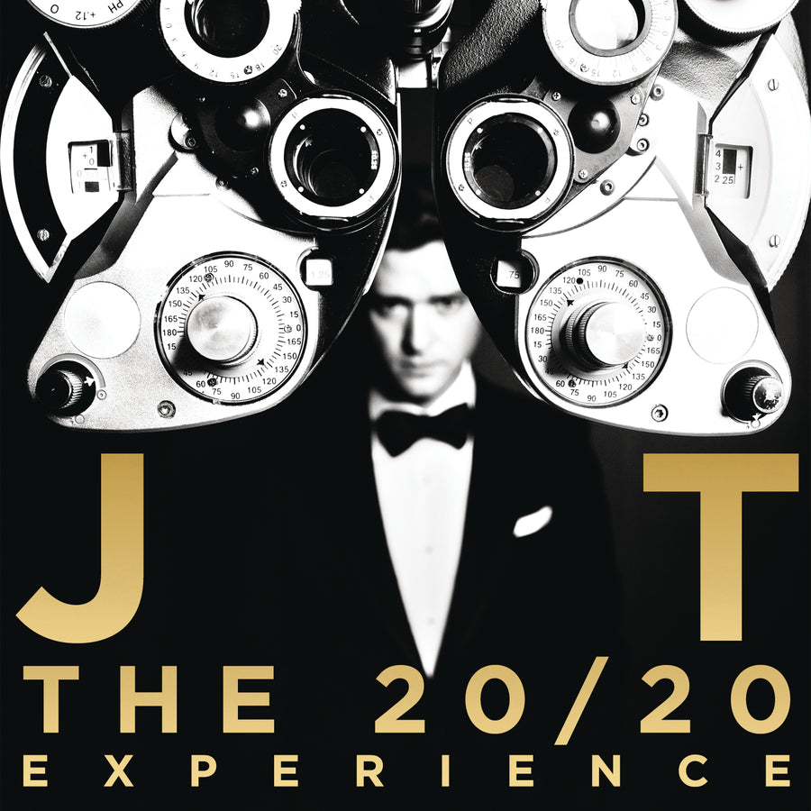Justin Timberlake - The 20/20 Experience Part I & II Exclusive Metallic Gold/ Silver Color Vinyl 2x LP Limited Edition Bundle