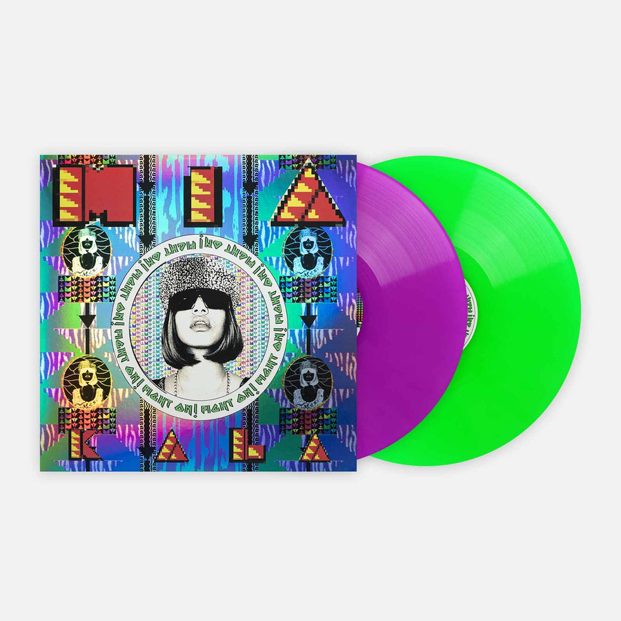 M.I.A. Kala Exclusive Neon Purple & Neon Green 2x LP Vinyl Record [Club Edition]