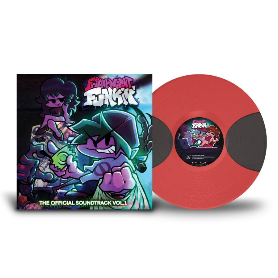 Kawai Sprite - Friday Night Funkin’ OST Vol. 1 Exclusive Limited Edition Red & Black Moonphase Color Vinyl LP Record