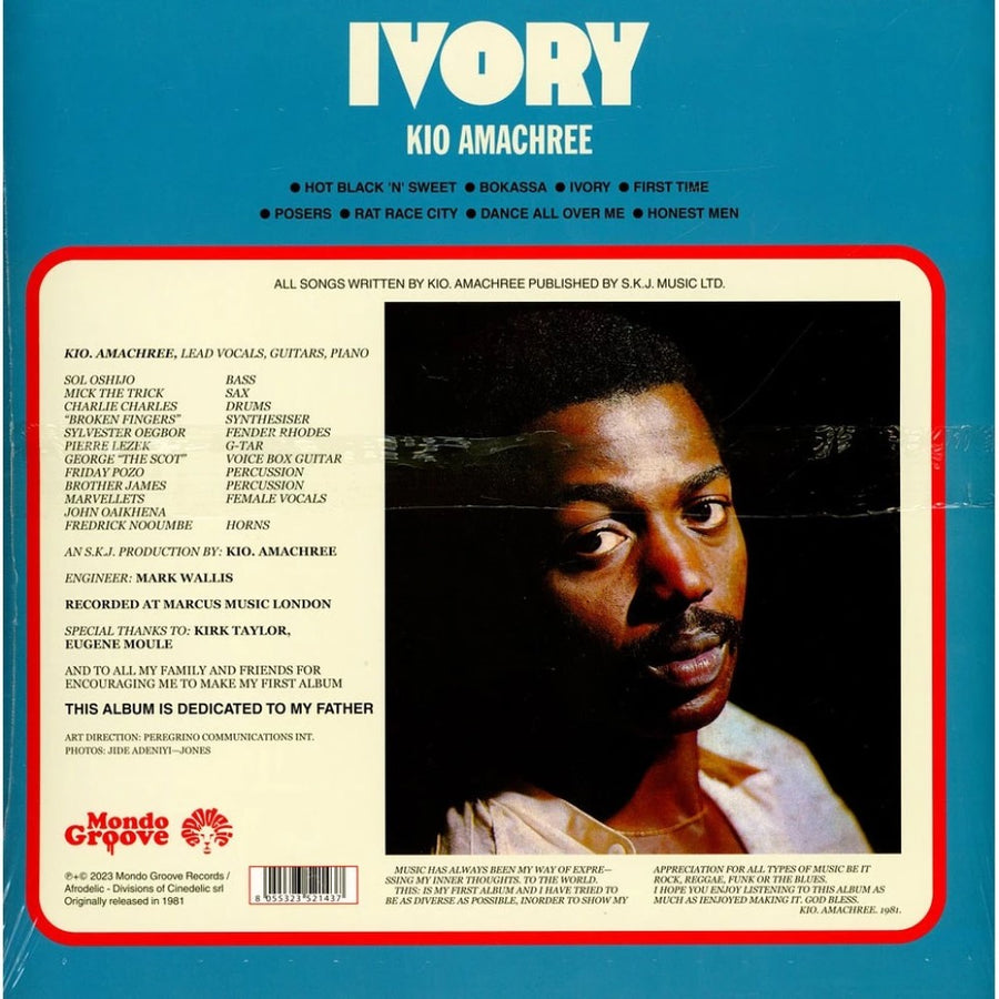 Kio Amachree - Ivory Exclusive Red Color Vinyl LP Limited Edition #100 Copies