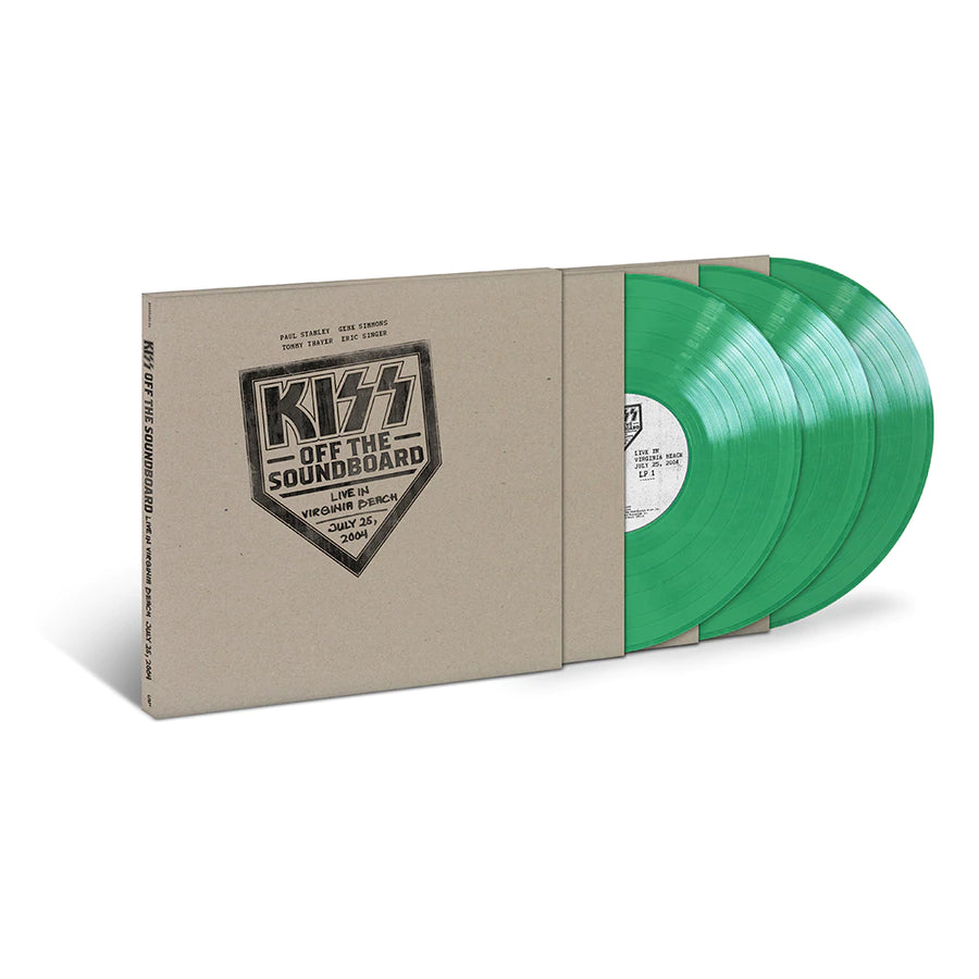 Kiss - Off The Soundboard Live In Virginia Beach Limited Edition 3x LP Green Color Vinyl