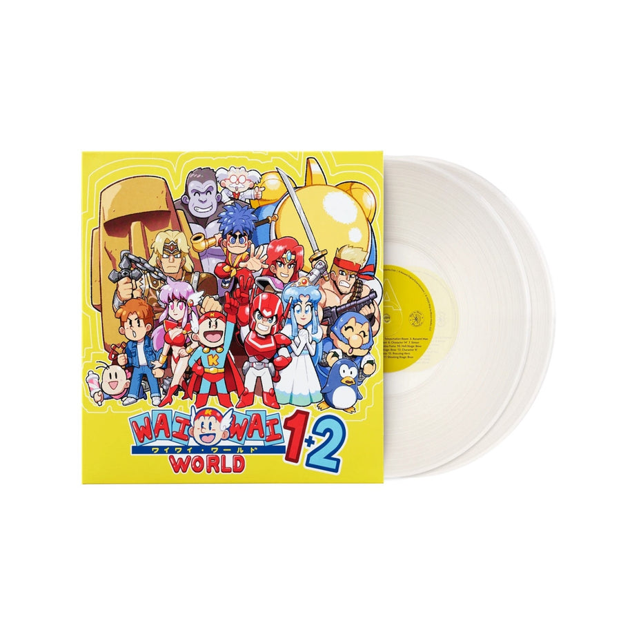 Konami Kukeiha Club - Konami Wai Wai World 1 + 2 Clear Colored Vinyl 2x LP Record