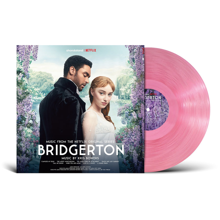 Kris Bowers - Bridgerton Music from Netflix Original Series Exclusive Limited Edition Clear Pink Color Vinyl LP Record