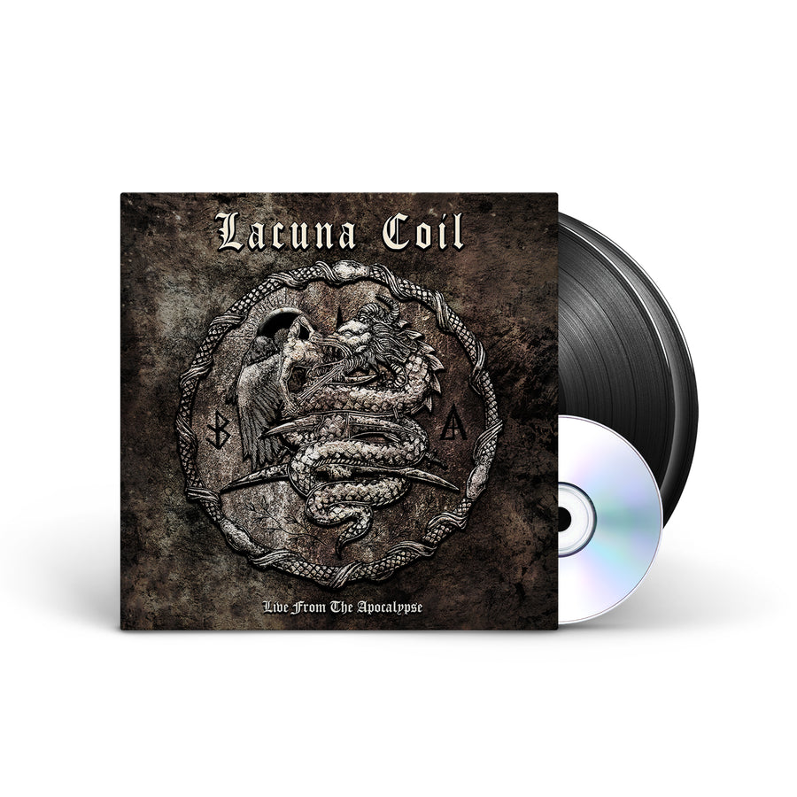 Lacuna Coil - Live From The Apocalypse Exclusive Limited Edition Black Color Vinyl 2x LP + DVD