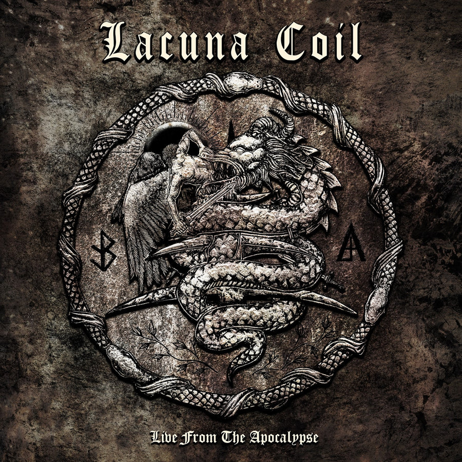 Lacuna Coil - Live From The Apocalypse Exclusive Limited Edition Silver Color Vinyl 2x LP + DVD + Gatefold