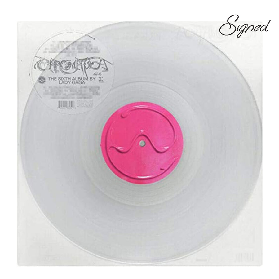 Lady Gaga - Chromatica Exclusive Clear Color Vinyl LP With Autographed Card [Limited Edition]