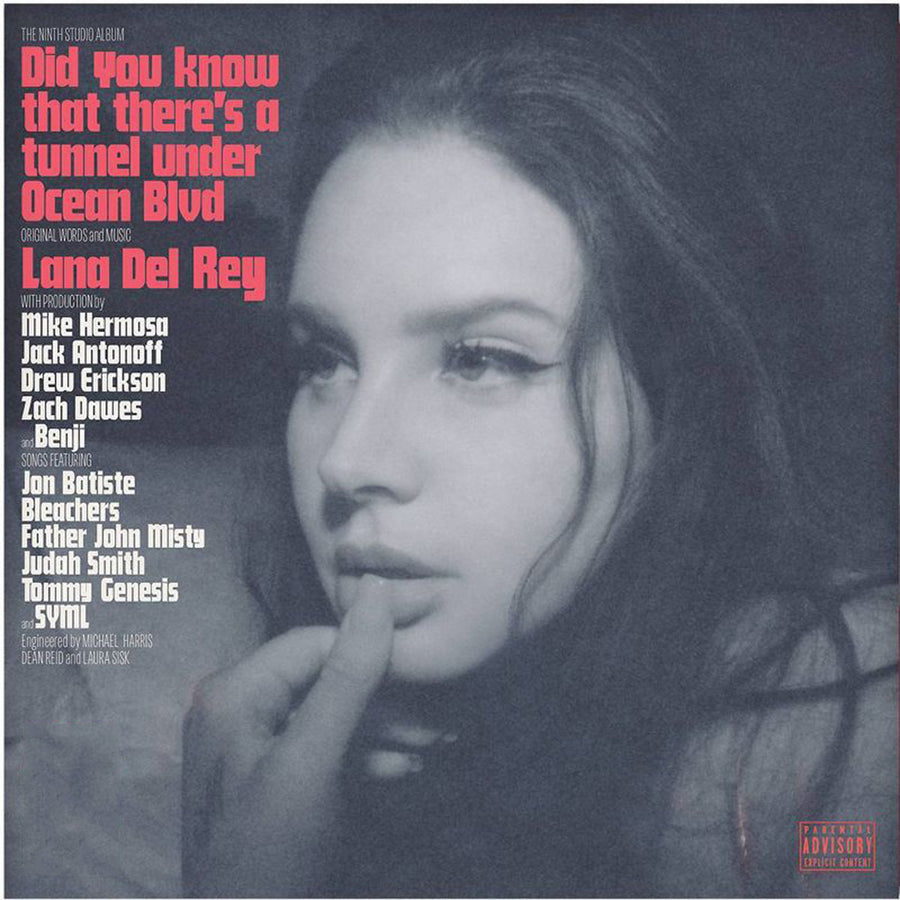 Lana Del Rey - Did You Know That There’s a Tunnel Under Ocean Blvd Exclusive Limited Edition Dark Pink Color Vinyl 2x LP Record