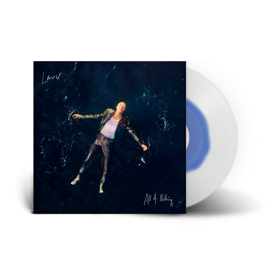 Lauv - All 4 Nothing Exclusive Limited Edition Opaque Grey & Blue Color Vinyl LP Record