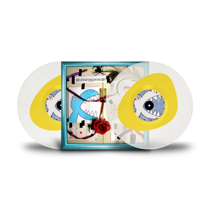 Lemon Demon - Dinosaurchestra Exclusive Limited Edition Yellow Blob in Milky Clear Color Vinyl 2x LP Record