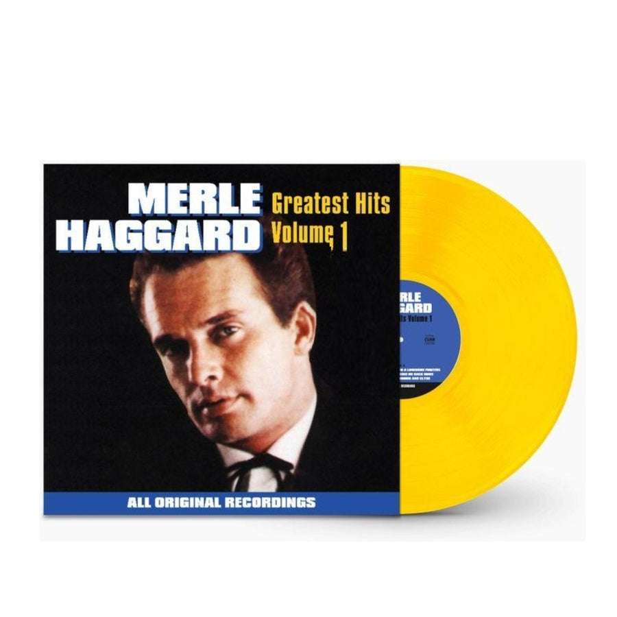 Merle Haggard - Greatest Hits Volume 1, Exclusive Opaque Yellow Color Vinyl LP Record