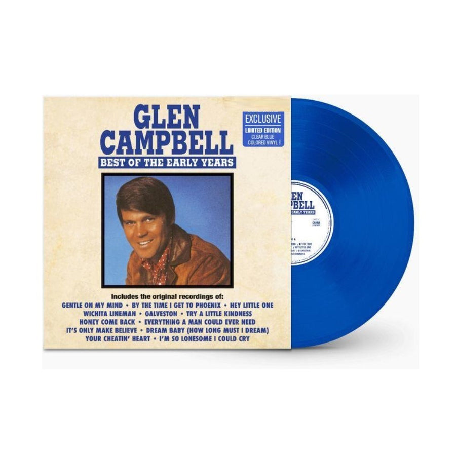 Glen Campbell & Enoch Light - Best Of The Early Years Exclusive Blue Color Vinyl LP Record