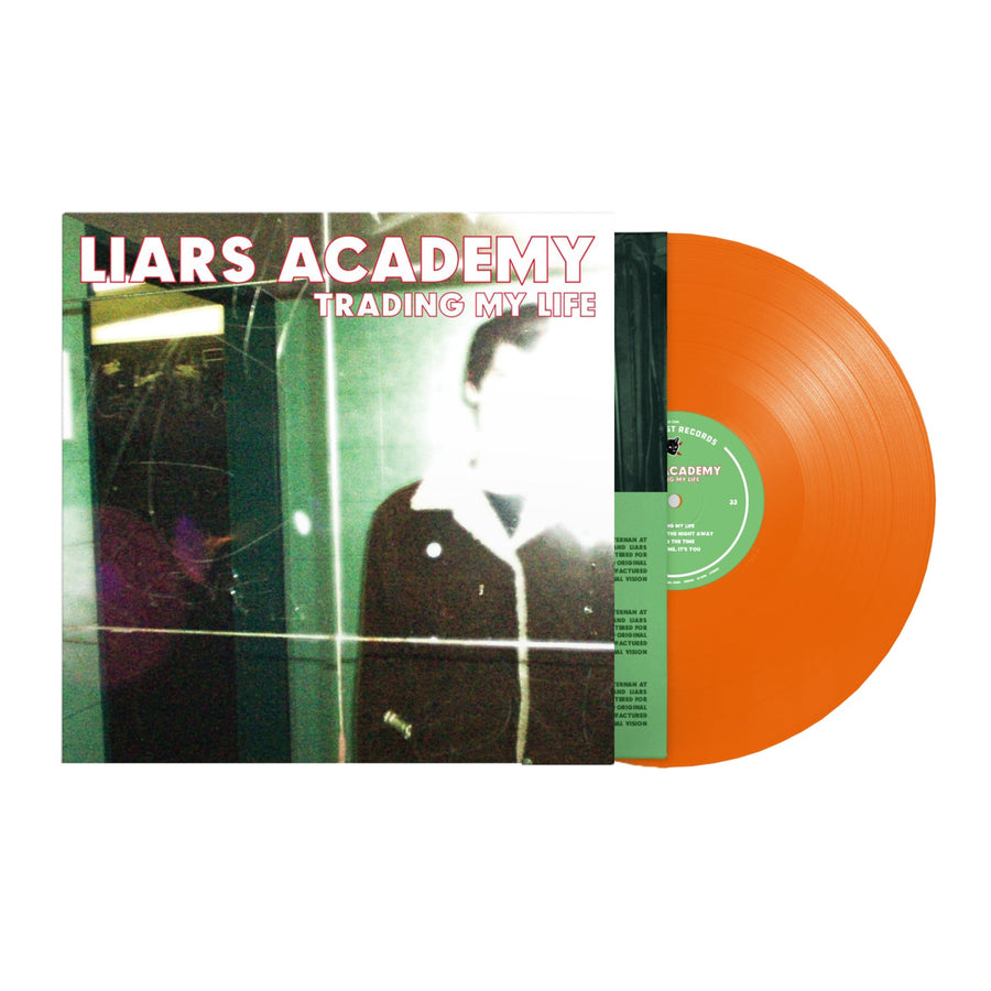 Liars Academy - Trading My Life Exclusive Opaque Orange Color Vinyl LP Limited Edition #100 Copies