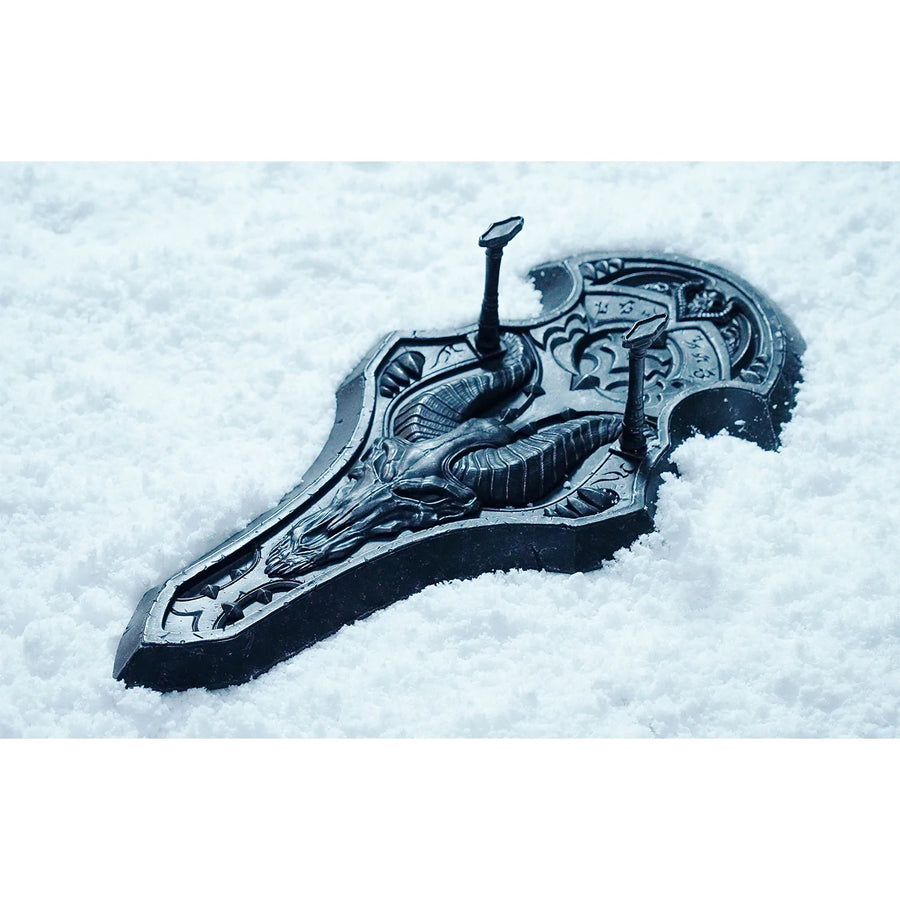 World Of Warcraft Lich King Frostmourne Sword Replica Wall mount With Wall Plaque