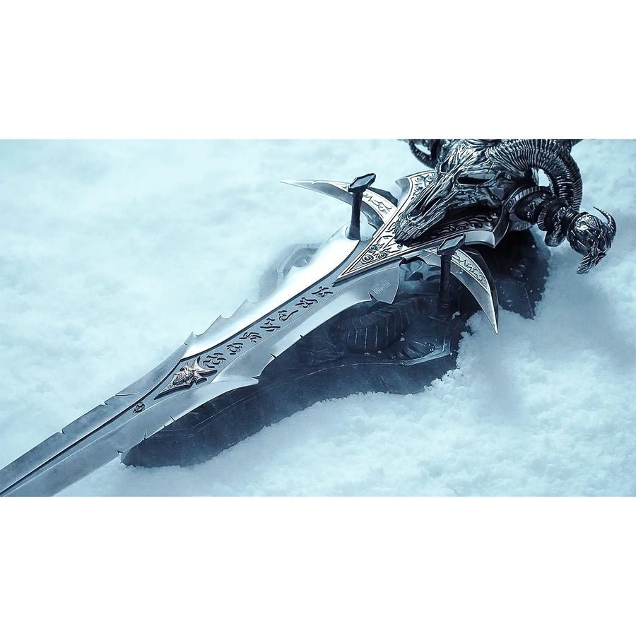 World Of Warcraft Lich King Frostmourne Sword Replica Wall mount With Wall Plaque