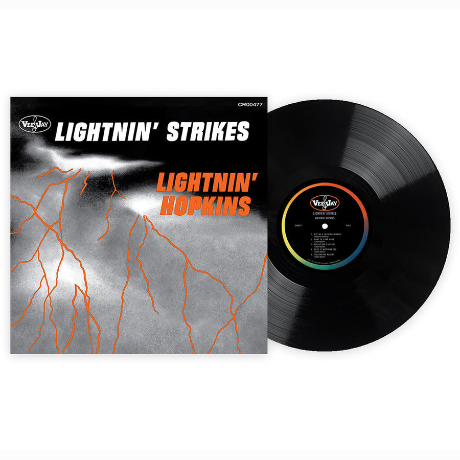 Lightnin Hopkins - Lightnin Strikes Exclusive Limited Club Edition Black Vinyl LP Record