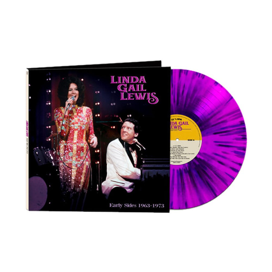 Linda Gail & Jerry Lee Lewis - Early Sides 1963-1973 Exclusive Limited Edition Purple Splatter Color Vinyl LP Record