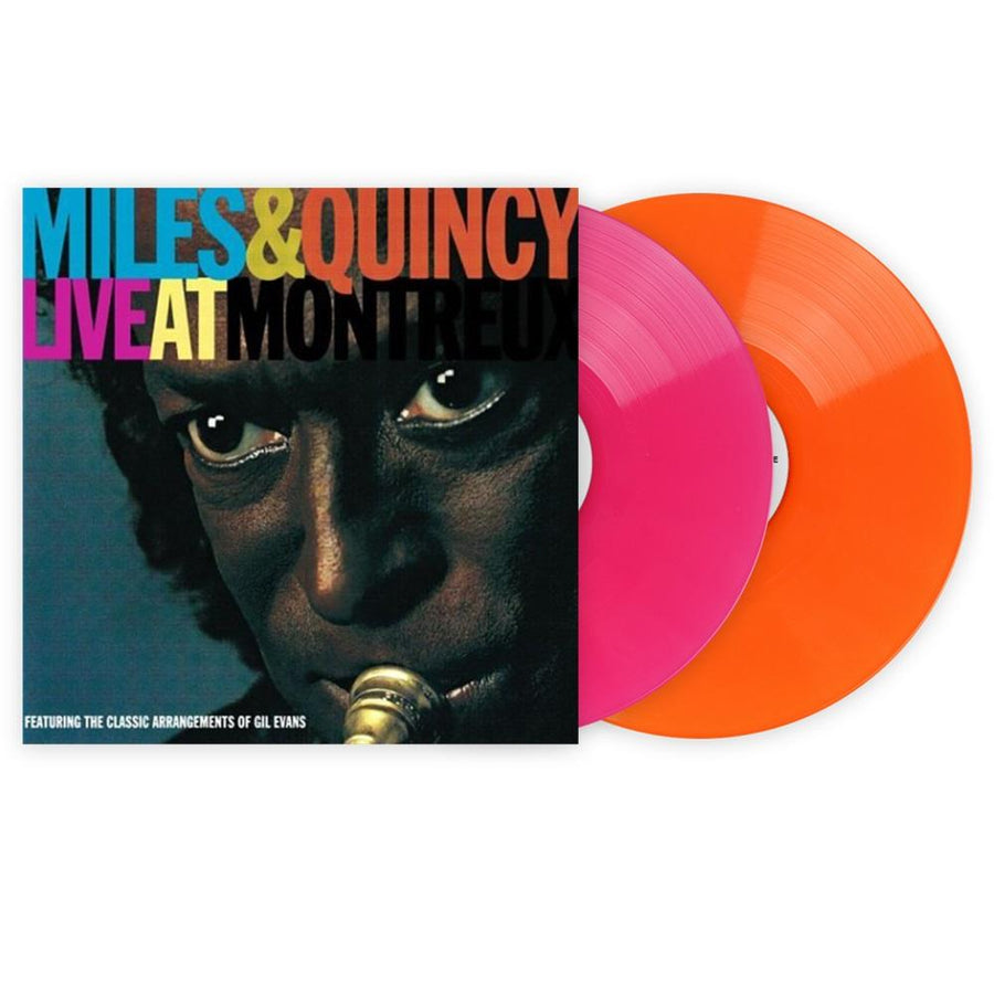 Miles Davis and Quincy Jones - Live At Montreux (1993) Exclusive Limited Edition Pink & Orange Vinyl 2xLP Record