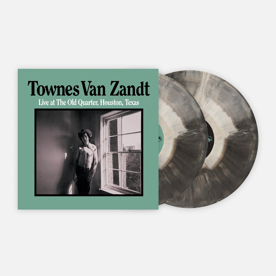 Townes Van Zandt - Live at The Old Quarter, Houston Exclusive Limited Edition VMP ROTM Black & White Galaxy Vinyl 2xLP Record