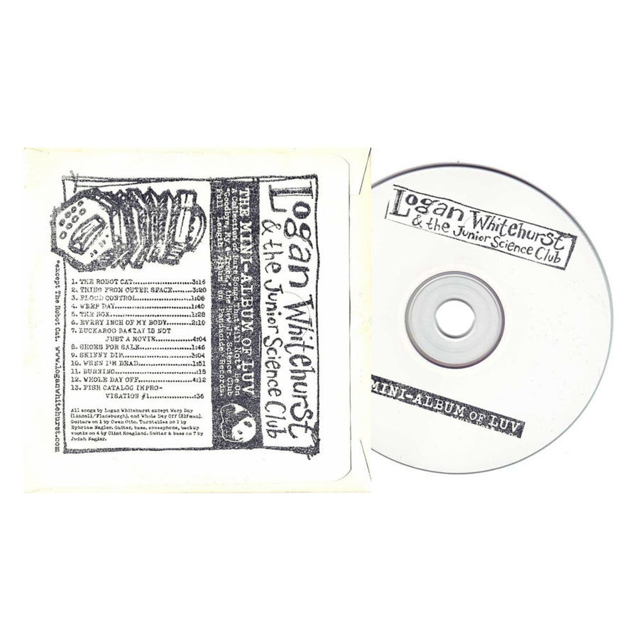 Logan Whitehurst - The Mini-Album of Luv Exclusive Limited Edition Hand-Stamped Artwork CD Disc