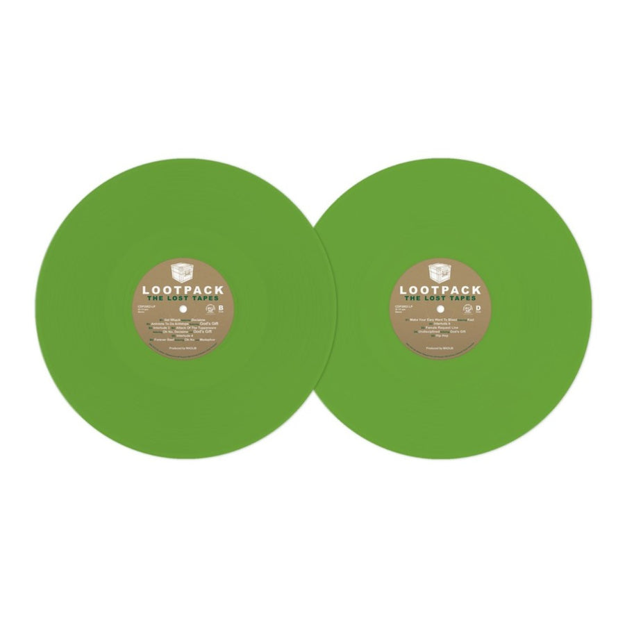 Lootpack - The Lost Tapes Exclusive Limited Edition Green Color Vinyl 2x LP Record